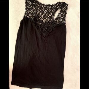 Black tank top